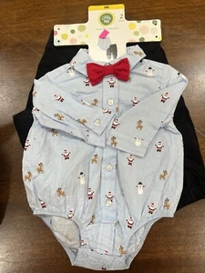 Baby Boys Christmas Dress Up Outfit Little Me NWT 6 Months  - Picture 1 of 1