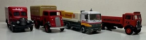 DIECASTAUTOS: SAMMLUNG VON 4 BRITISCHEN STRASSENDIENSTWAGEN MUSCHELTANKER AEC MAMMUT - Bild 1 von 9