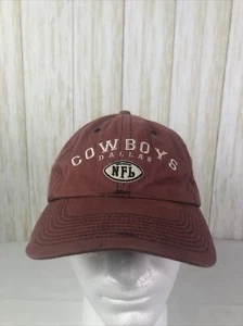 Dallas Cowboys Logo Athletic Hat Cap NFL Red Unstructured - Picture 1 of 8