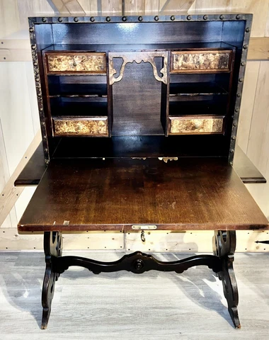 BUFFALO NY- Early 1900’s Antique Drop Front Secretary Desk LOCAL DELIVERY Cover