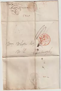 1810 LONDON BANK LETTERA PAXTONS COCKERELL TRAIL PALL MALL TO WM WHYTE EDINBURGH - Foto 1 di 2