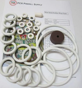 Kit de anillo de goma Williams River boat 1964 pinball - Imagen 1 de 2