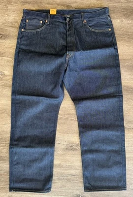 Pantalones de mezclilla Levis 501 originales retráctiles con botones para hombre 42x30 Foto 1 de 4