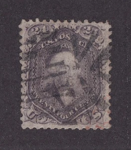 MATT'S STAMPS SCOTT #78 GEORGE WASHINGTON 24-CENT ISSUE OF 1862, USED CV$440 - Picture 1 of 3