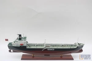 Handmade Texaco Stockholm Tanker Model – 80cm Maritime Collector Ship - Picture 1 of 24