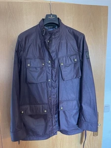 Belstaff Trialmaster Jacke, aubergine/braun, Größe 50 - Bild 1 von 4