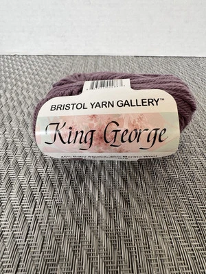 Bristol Yarn Gallery KING GEORGE ~ Color#1850-Purple ~ 105yds/50g - Image 1 of 4