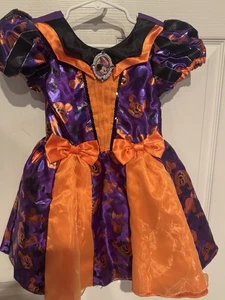Disney Store Minnie Mouse Witch Halloween Costume Child Size XXS 3 - Picture 1 of 24