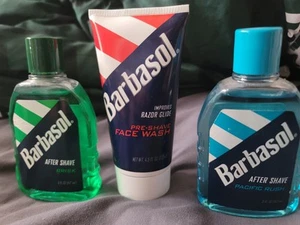Barbasol After Shave Pacific Rush & Brisk With Pre-shave Face Wash *Discontinued - Picture 1 of 9
