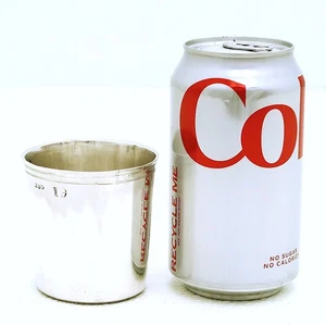French Napoleon Era Sterling Silver Tumbler Cup Hallmarked 950 fine  1798 - Picture 1 of 12