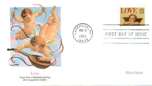 Fleetwood 2960 Love Angel .55 Sheet Issue - Picture 1 of 1