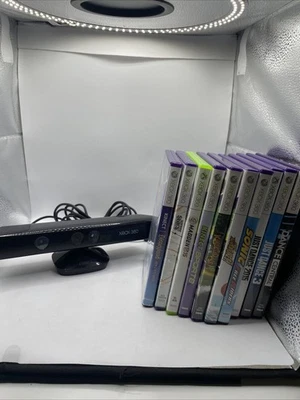Microsoft Xbox 360 Kinect Sensor Bar & 10 Games Bundle Tested - Image 1 of 4