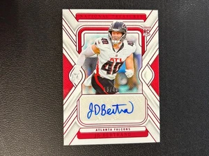 JD Bertrand 2024 National Treasures Auto Autograph RC Atlanta Falcons 15/40 C53 - Picture 1 of 2