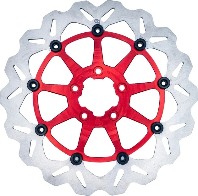 Galfer Oversized Wave Full-Floating Front Brake Rotor 12.5" Red #DF680CWS-R Foto 1 de 1