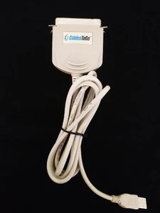 CablesToGo Parallel Printer Cable USB to Centronics 36 CN36 6 ft 1.8m Adapter - Picture 1 of 5