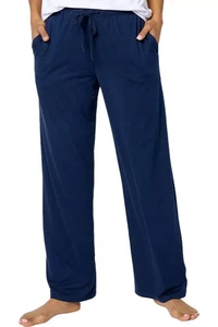 Cuddl Duds Flexwear Pantaloni Resort, Oxford Navy Small A637433 - Foto 1 di 9