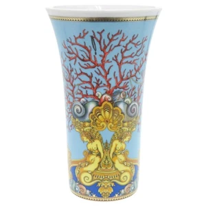Versace by Rosenthal Les Tresors de la Mer Vase 26cm Unused Germany - Picture 1 of 6