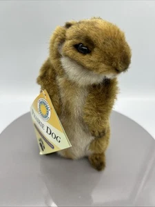 Smithsonian Institute Realistic 8" Brown Furry Plush Prairie Dog Stuffed Animal - Picture 1 of 9