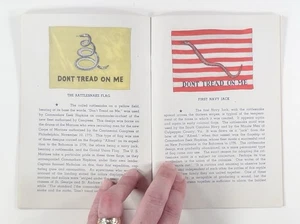 1942 HOW TO RESPECT & DISPLAY OUR FLAG Marine Corps PATRIOTISM Indiana guide - Picture 1 of 6