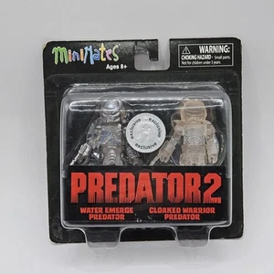 Predator 2 Minimates Two Pack Water Emerge Predator Cloaked Warrior Predator TRU - Picture 1 of 3