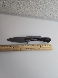 Kershaw Endgame Coltello Pieghevole 3,25" D2 Utensile Lama Acciaio Manico Inox/GFN - Foto 1 di 4