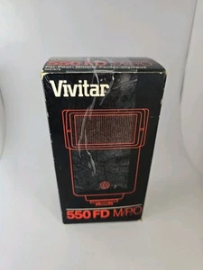 Vivitar Auto Thyristor 550FD M/P/O Blitzgerät zur Montage in Blitzschuh für Minolta Pentax Olympus - Bild 1 von 7