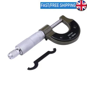 Practical Micrometer Carbon Steel Micrometer Gauge Meter Accurate Measuring Tool - Picture 1 of 12