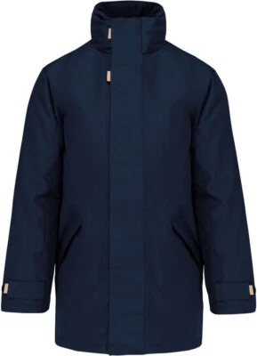 KARIBAN Parka Herren mit Kapuze Jacke Winterjacke mit Futter Stehkragen Herrenjacke NEU