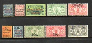 French New Hebrides Stamps - Scott #'s 3/56 - Unused & Cancelled - Picture 1 of 2
