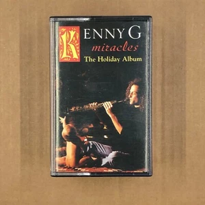 KENNY G Cassette Tape MIRACLES HOLIDAY ALBUM 90s GREENSLEEVES SILENT NIGHT - Picture 1 of 5