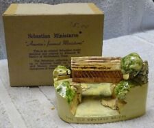 * Vintage- SEBASTIANS MINIATURES Figurine - COVERED BRIDGE - # 6253 - w ORIG BOX