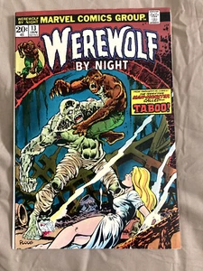 Werwolf bei Nacht #13 '73 1. Auftritt von Topas anständig / einige Dellen siehe Scans - Bild 1 von 5