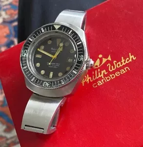 Orologio Philip Watch Hi-Swing Caribbean 1500 diver sub Box Vintage very rare - Foto 1 di 12