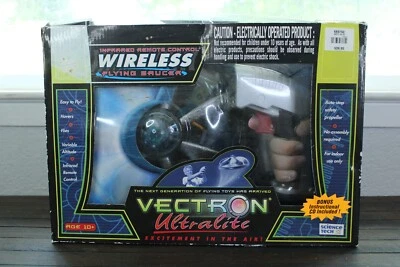 Vectron Ultralite Infrared Remote Control Wireless  Flying Saucer Toy New Sealed - Image 1 of 4