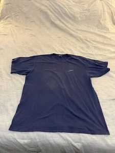 Vintage 90’s Speedo Blue T-Shirt Double Sided Size Xl 4H - Picture 1 of 8