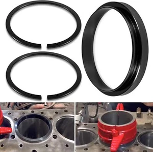3pcs Piston Ring Compressor Adapter & Anti-Polishing Ring For Cummins ISX QSX 15 - Foto 1 di 9