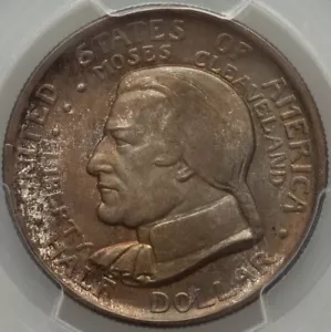 1936 Cleveland Commemorative Half Dollar NGC MS66 STUNNING TONING! - Picture 1 of 4