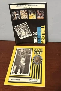 1985 1990 CAL Golden Bears Basketball vs Arizona Wildcats Programme Ticket Stub - Bild 1 von 8
