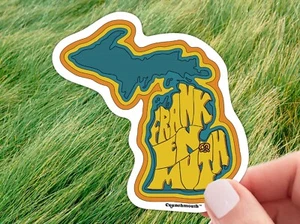 Frankenmuth MI Waterproof Vinyl Sticker For Laptop, Water Bottle, Car, Cooler - Picture 1 of 5