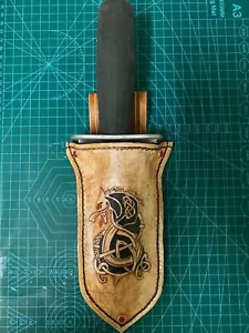 Metal Detecting Digging Tool Leather Sheath Holder XP Minelab Garrett Nokta Orx - Picture 1 of 4