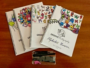 Groove Calligraphy 2023, set of 4 - Picture 1 of 6