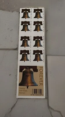 2007 First Issue FOREVER STAMPS Liberty Bell 20 stamps - Image 1 of 3