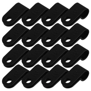100 Pcs Cable Clamp Buckle Cord Clips for Charging Cords Clamps Fasteners - Afbeelding 1 van 12