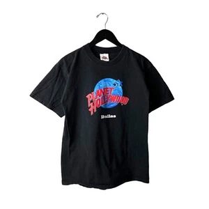 Camiseta De Colección Planet Hollywood Dallas Adulto Negra Mediana M Camiseta Gráfica EE. UU. - Imagen 1 de 10