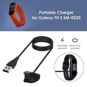 Portable USB Smart Watch Wristband Charging Dock Cable for Galaxy Fit 2 SM-R220 - Photo 1 sur 6