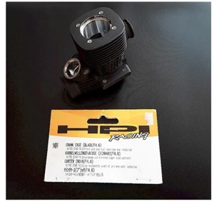 Vintage HPI Racing 1491 Engine Crank Case Black F4.6 Nitro Star HPI1491 OldStock - Picture 1 of 2