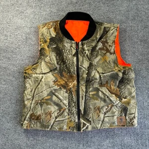 Bob Allen Vest Camouflage Reversible North American Hunting Club Member Realtree - Picture 1 of 12