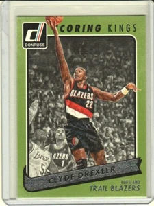 2015-16 Donruss Basketball - Clyde Drexler Scoring Kings Insert #6 Trail Blazers - Picture 1 of 2