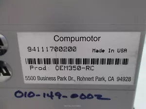 1PC NEW Parker OEM350-RC Compumotor Servo Drive - Picture 1 of 3