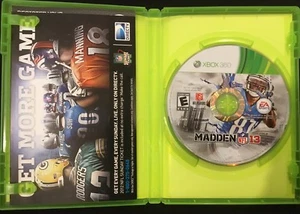 Auténtico disco Madden NFL 13 (Microsoft Xbox 360, 2012), cubierta incluida - Imagen 1 de 3